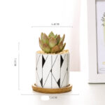 Elegant Ceramic Flower Pot – Modern Planter for Home & Office Decor 