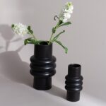 Modern Donut Ceramic Vase – Stylish Minimalist Home Decor Accent 